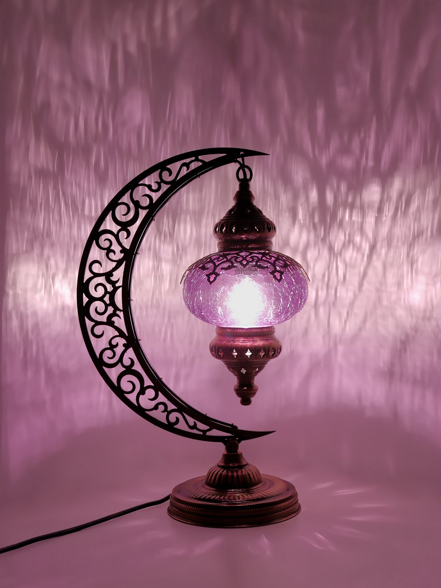 Ottoman Clear Glass Table Lamp