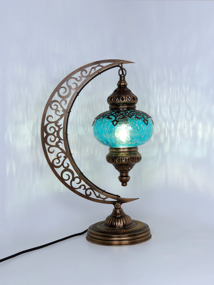 Ottoman Clear Glass Table Lamp