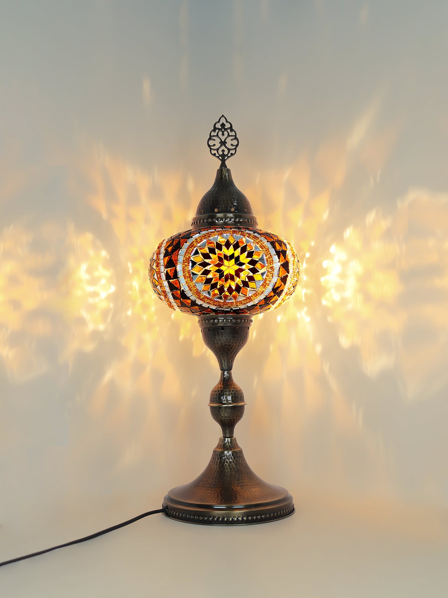 Turkish Mosaic Glass Table Lamp
