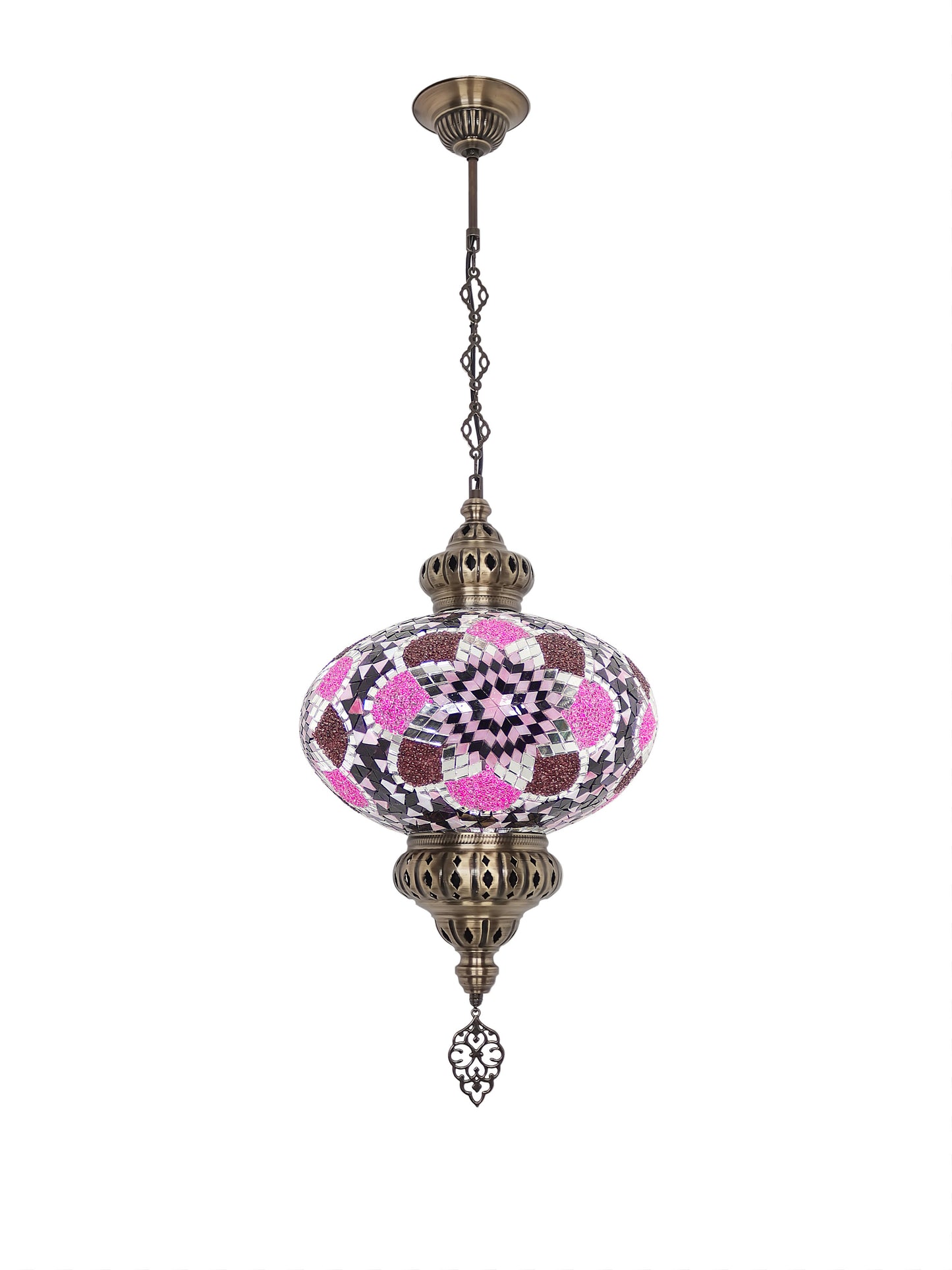 Turkish Mosaic Glass Hanging Light