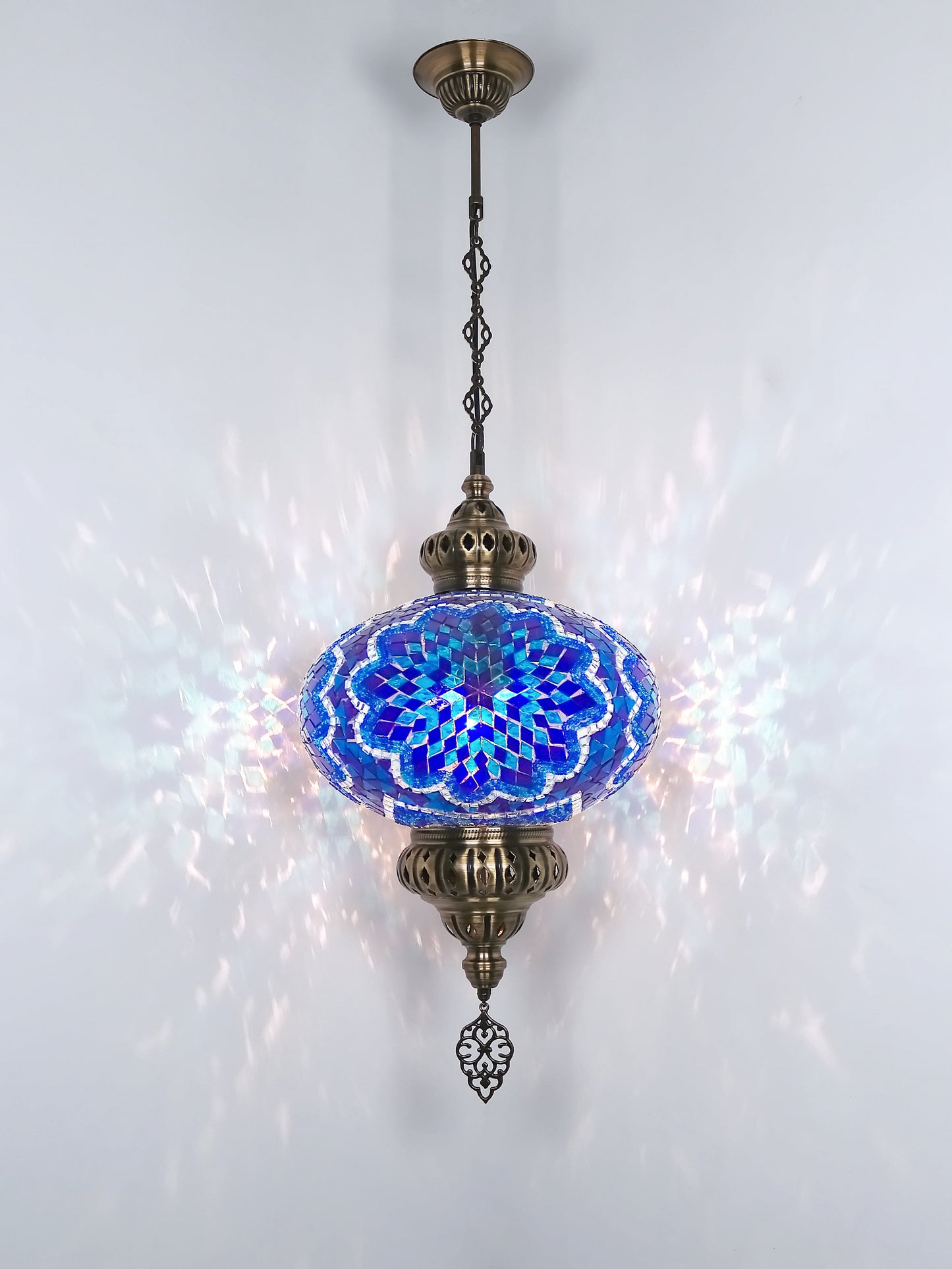 Turkish Mosaic Glass Hanging Light