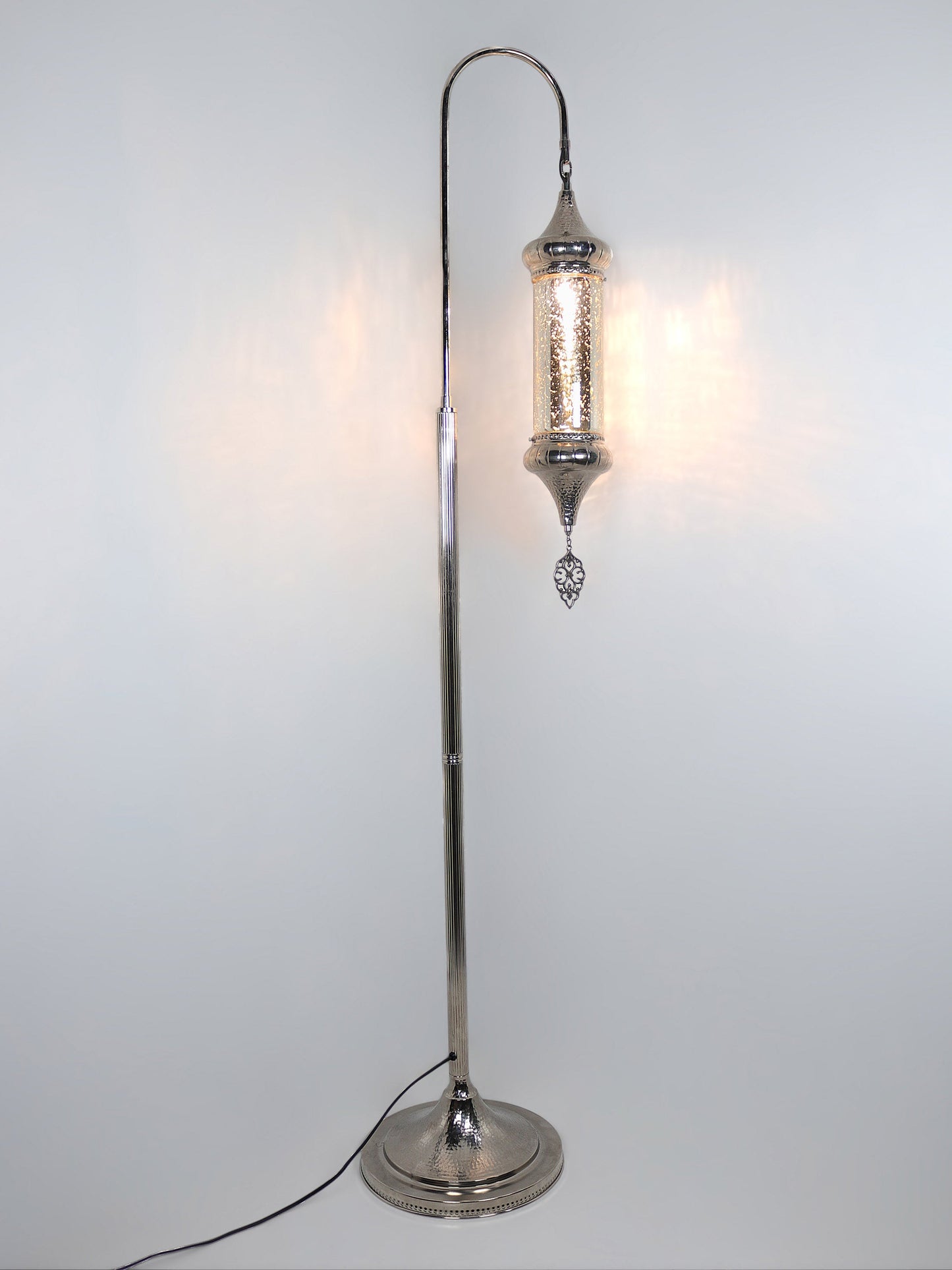 Ottoman Clear Glass Floor Lamp