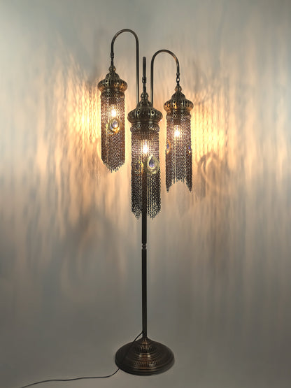 Turkish Chain Floor Lamp