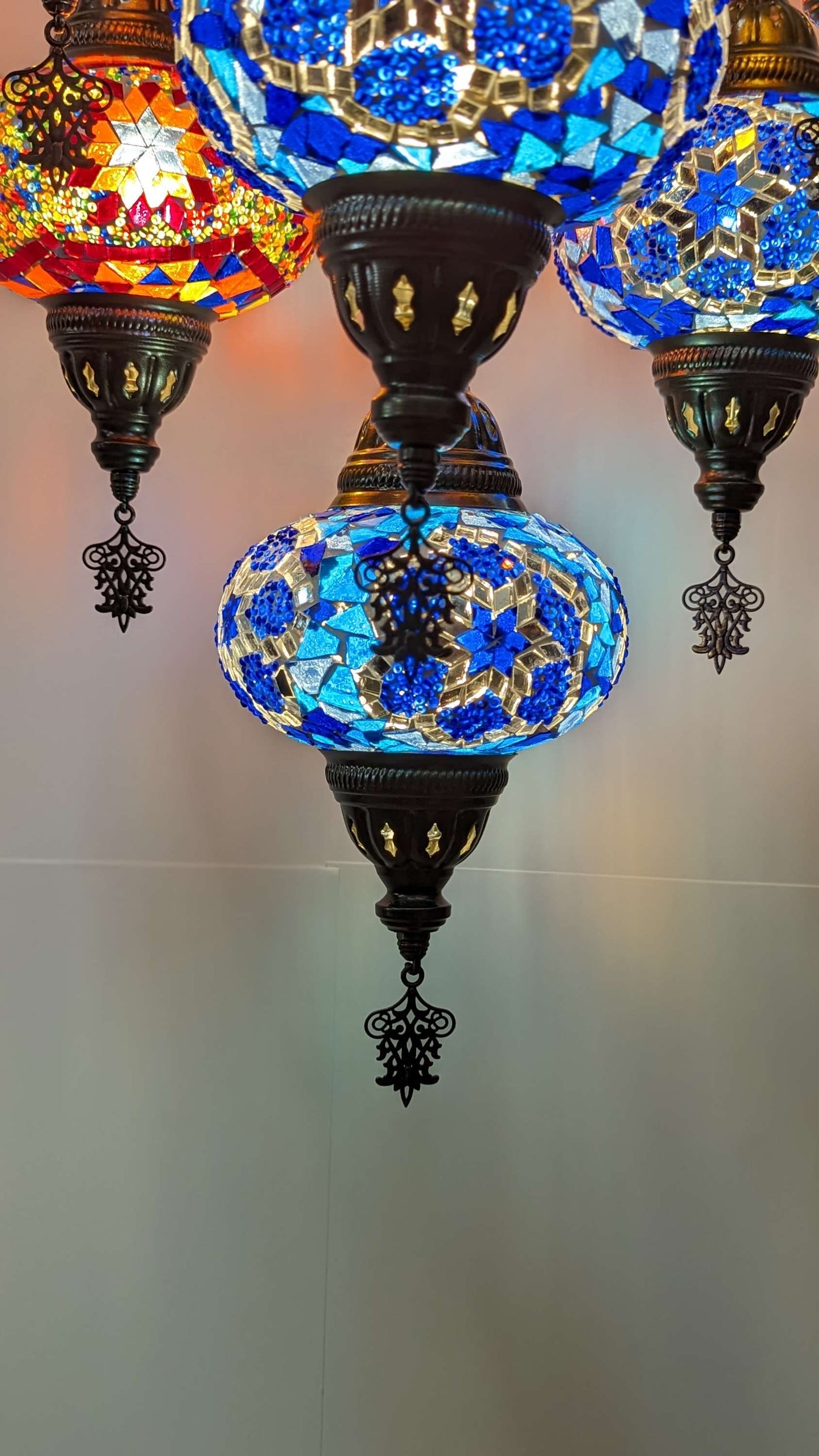 Mosaic Turkish Chandelier