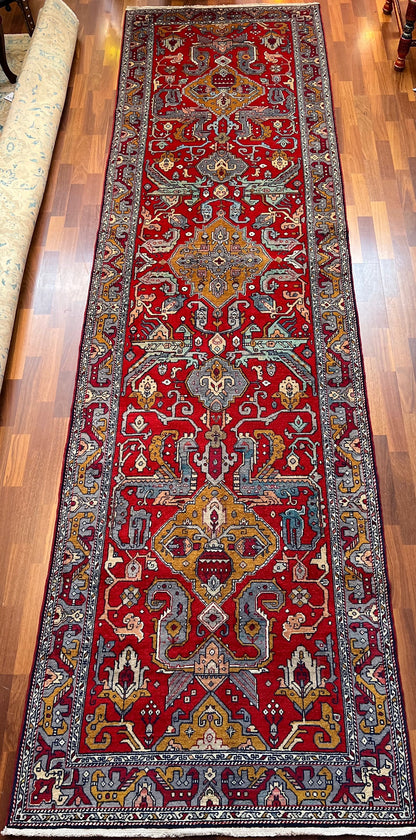 Turkish Carpet Antique Azeri Runner