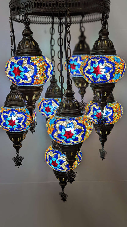 Mosaic Turkish Chandelier